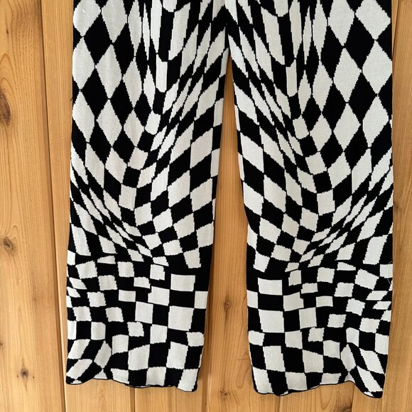 Daydreamer Eclipse Wave Checkered Pant Size Large - Picture 5 of 9